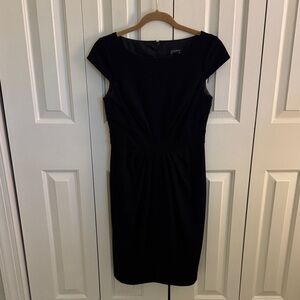 Adrianna Papell Classic Black Midi Dress